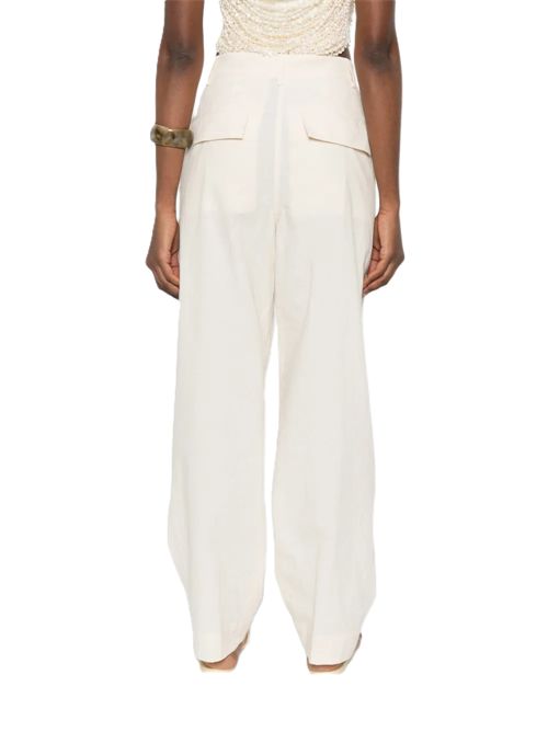 DRIES VAN NOTEN PINCKS PANT ecrù DRIES VAN NOTEN | 261-010976-31835 ECRÙ